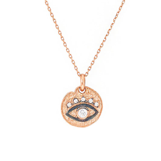 Eye Silver Necklace Sb1929