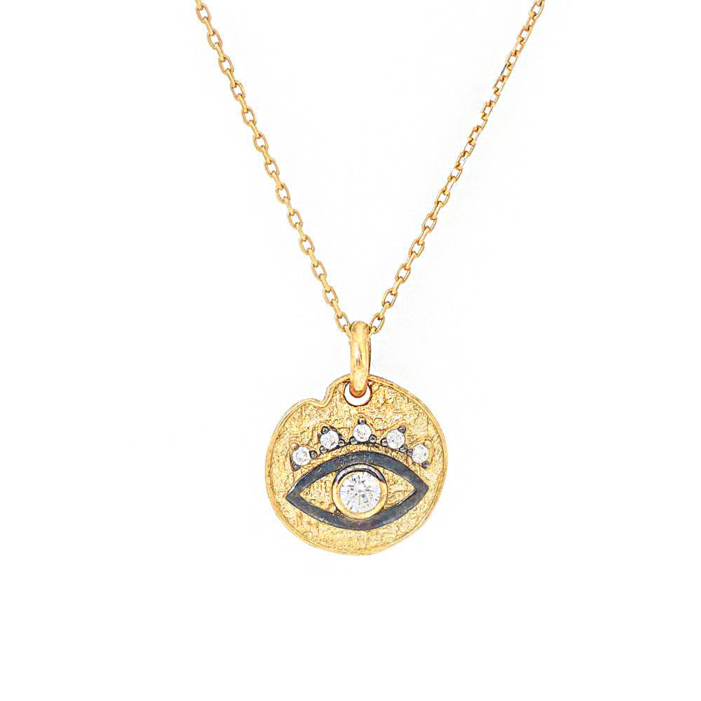 Eye Silver Necklace Sb1929