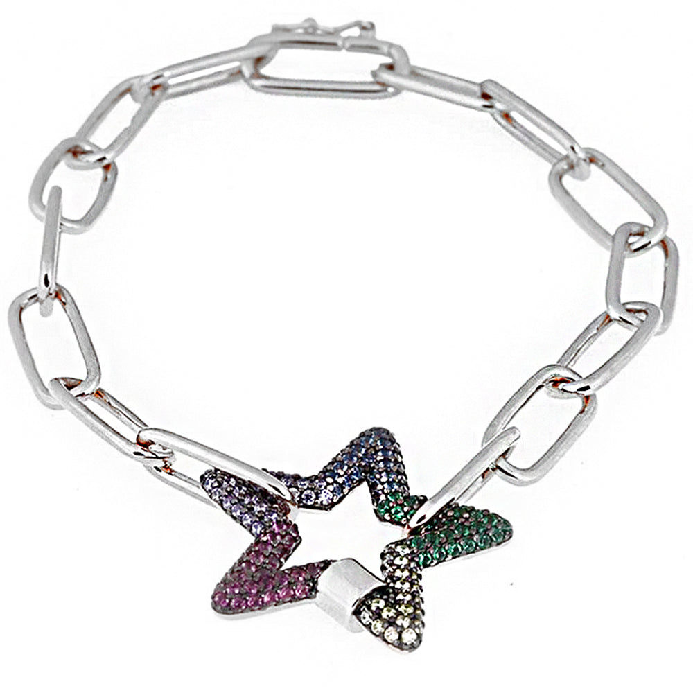 Star Silver Bracelet Sb1937