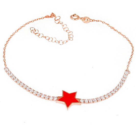 Star Silver Anklet Sb1955