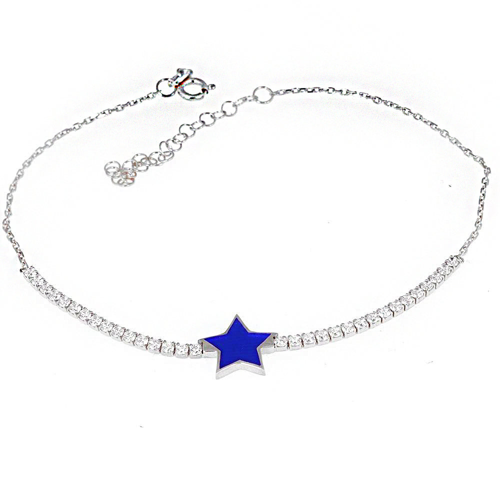 Star Silver Bracelet Sb1957