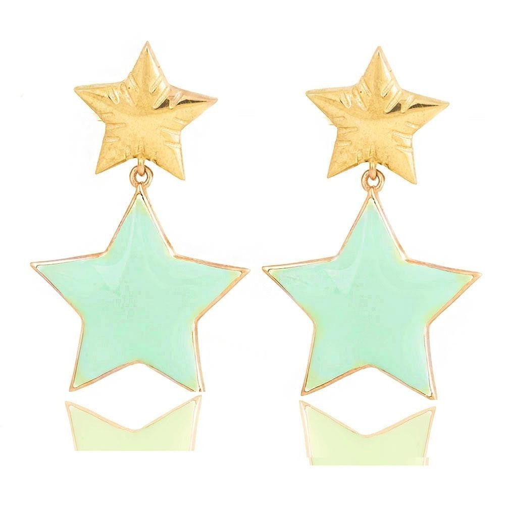 Leon Star Silver Earrings Sb2026