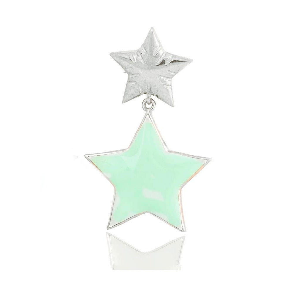 Leon Star Silver Earrings Sb2026