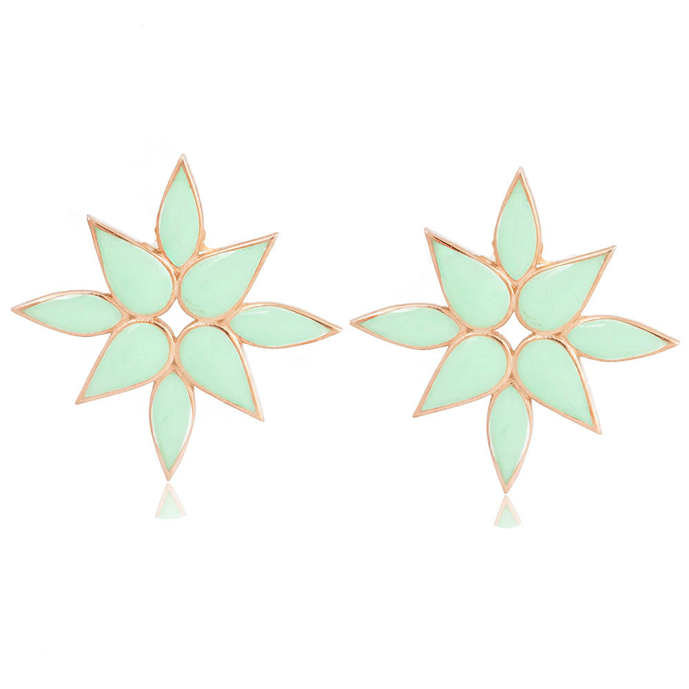 Leon Lotus Silver Earrings Sb2029