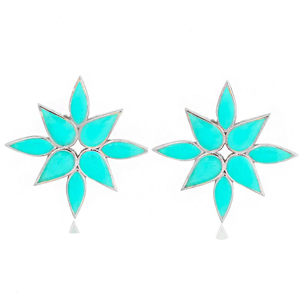 Leon Lotus Silver Earrings SB2030