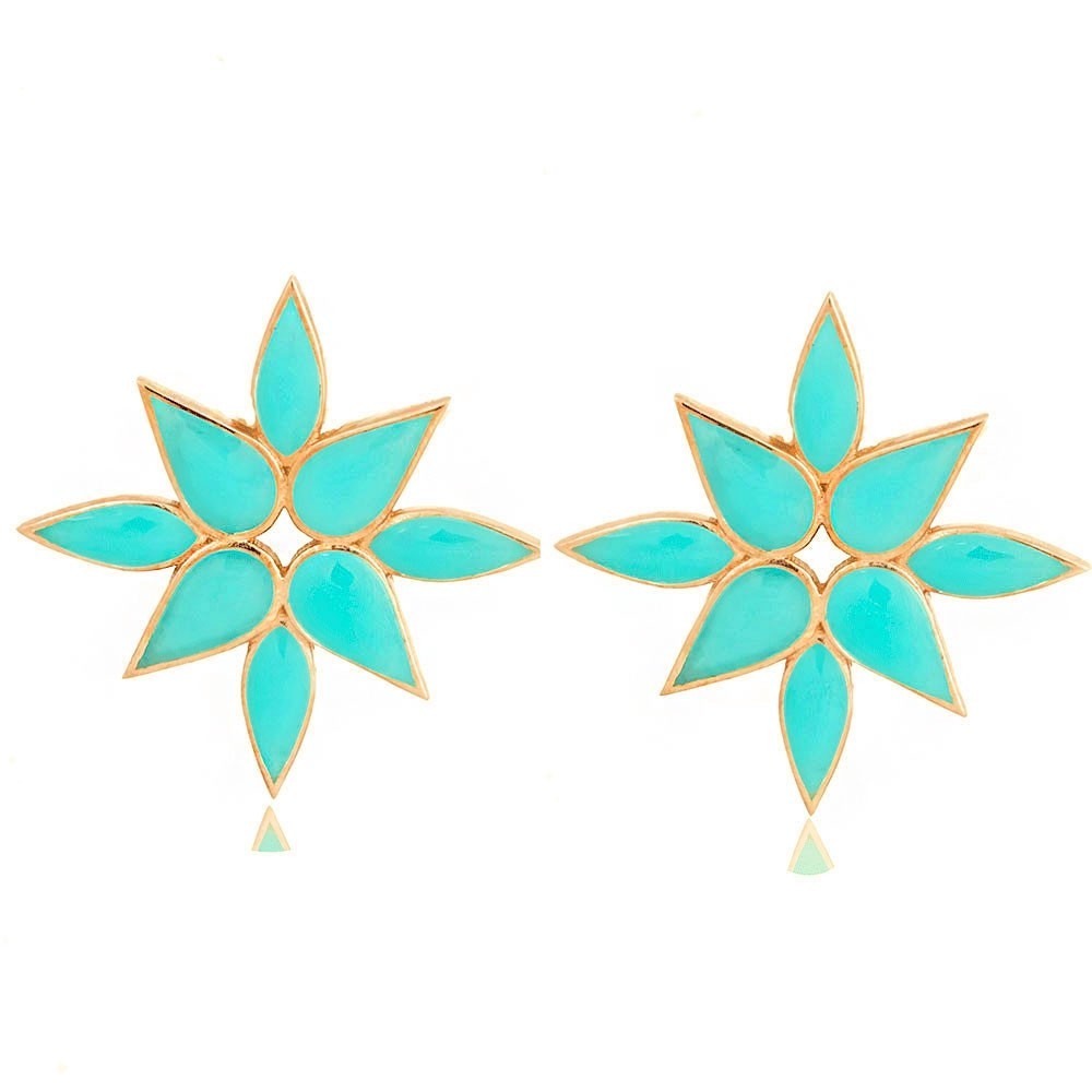 Leon Lotus Silver Earrings SB2030