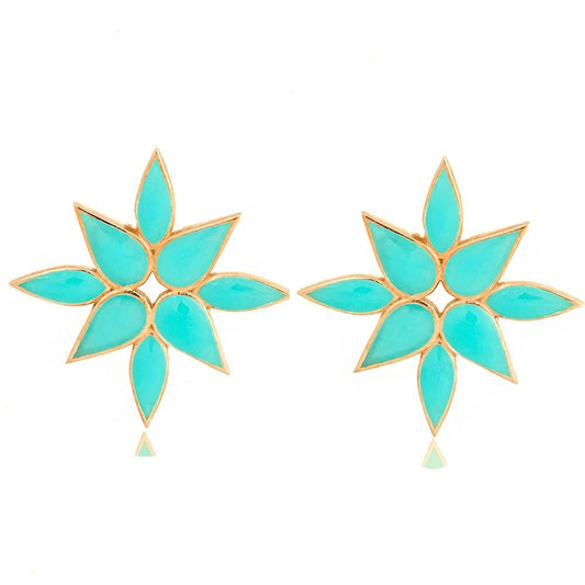 Leon Lotus Silver Earrings SB2030