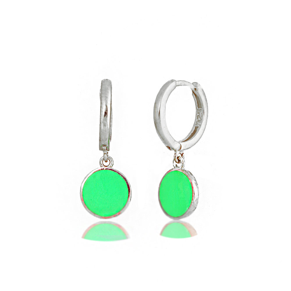 Jelly Bean Silver Earrings Sb2080