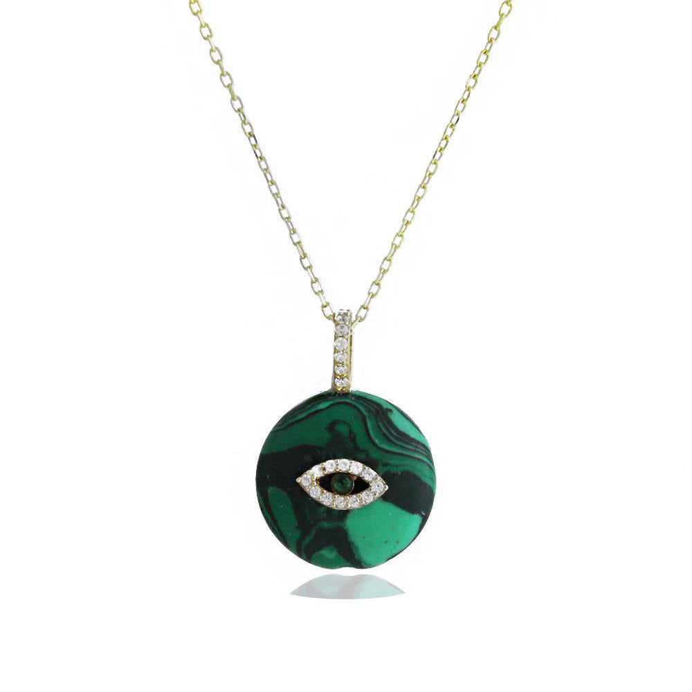 Eye Silver Necklace Sb2157