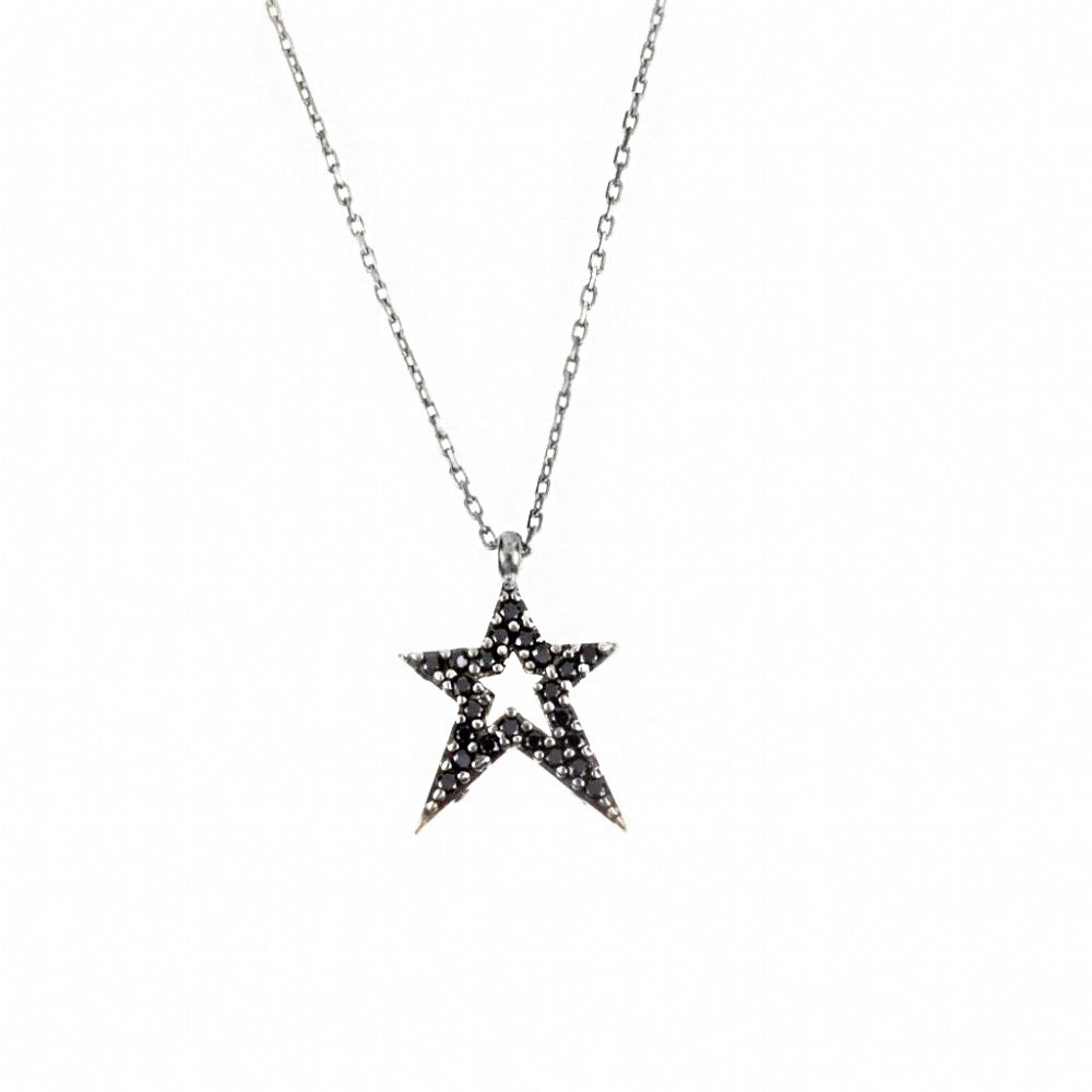 Star Silver Necklace SB215