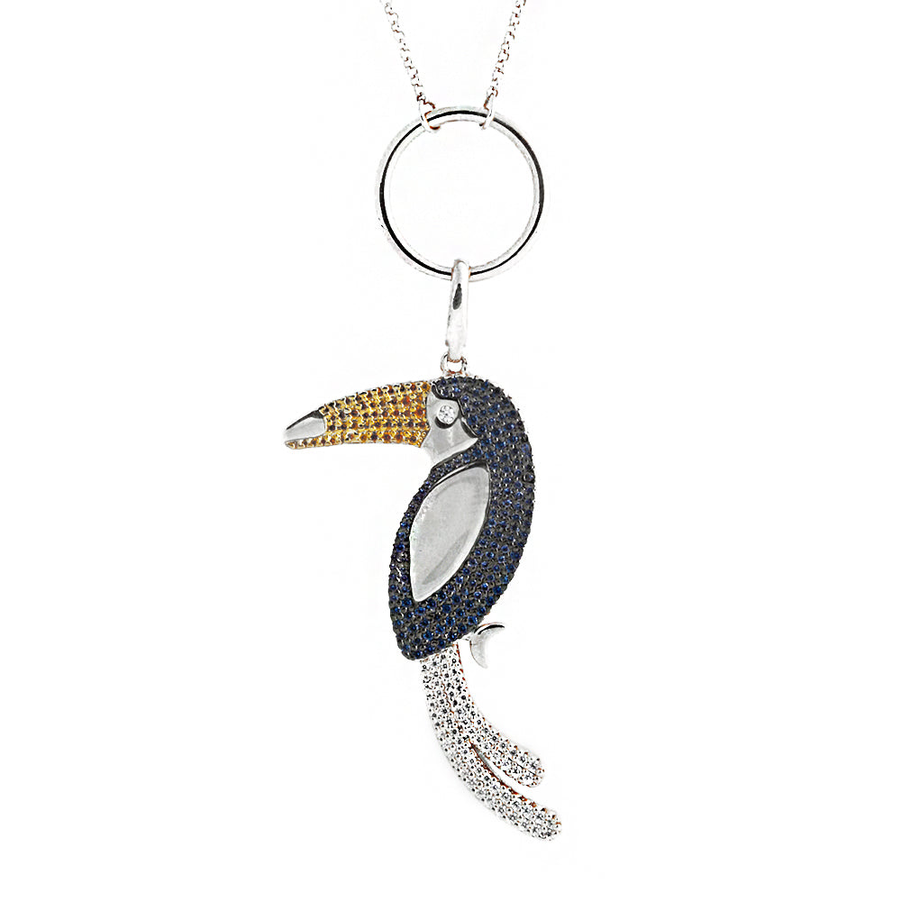 Parrot Silver Necklace Sb2179