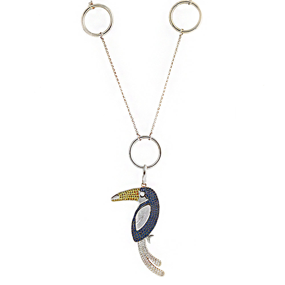 Parrot Silver Necklace Sb2179