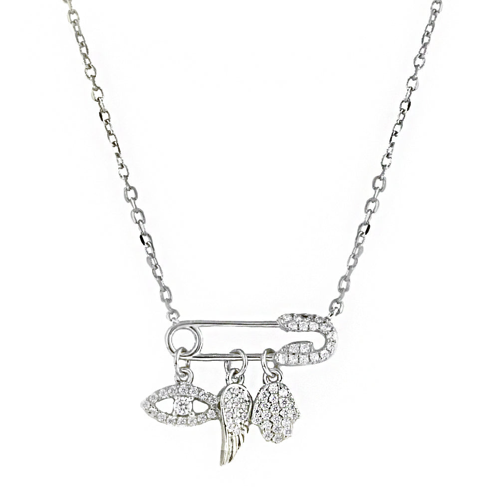 Luck Silver Necklace KL2238