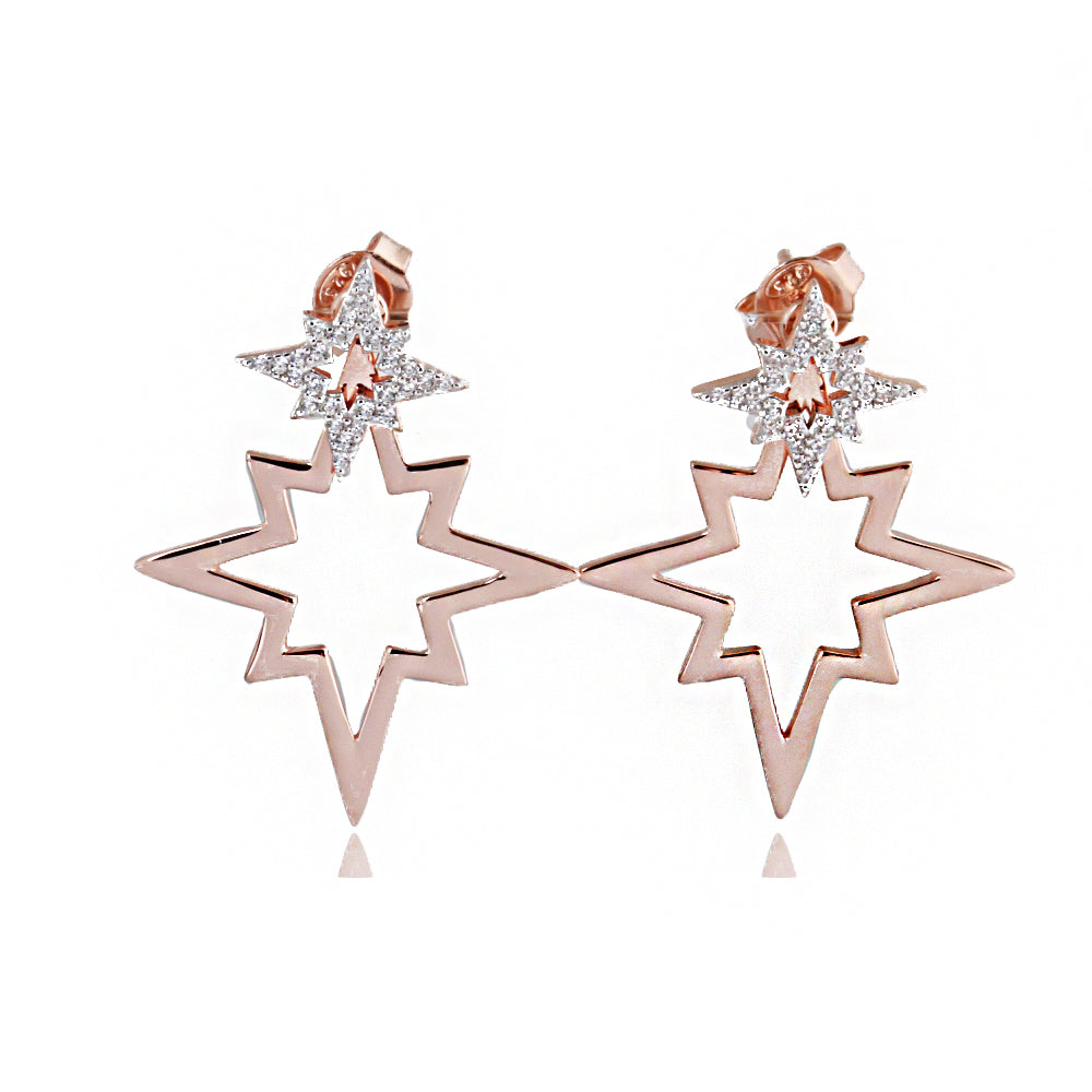 Pole Star Silver Earring MSKP2254