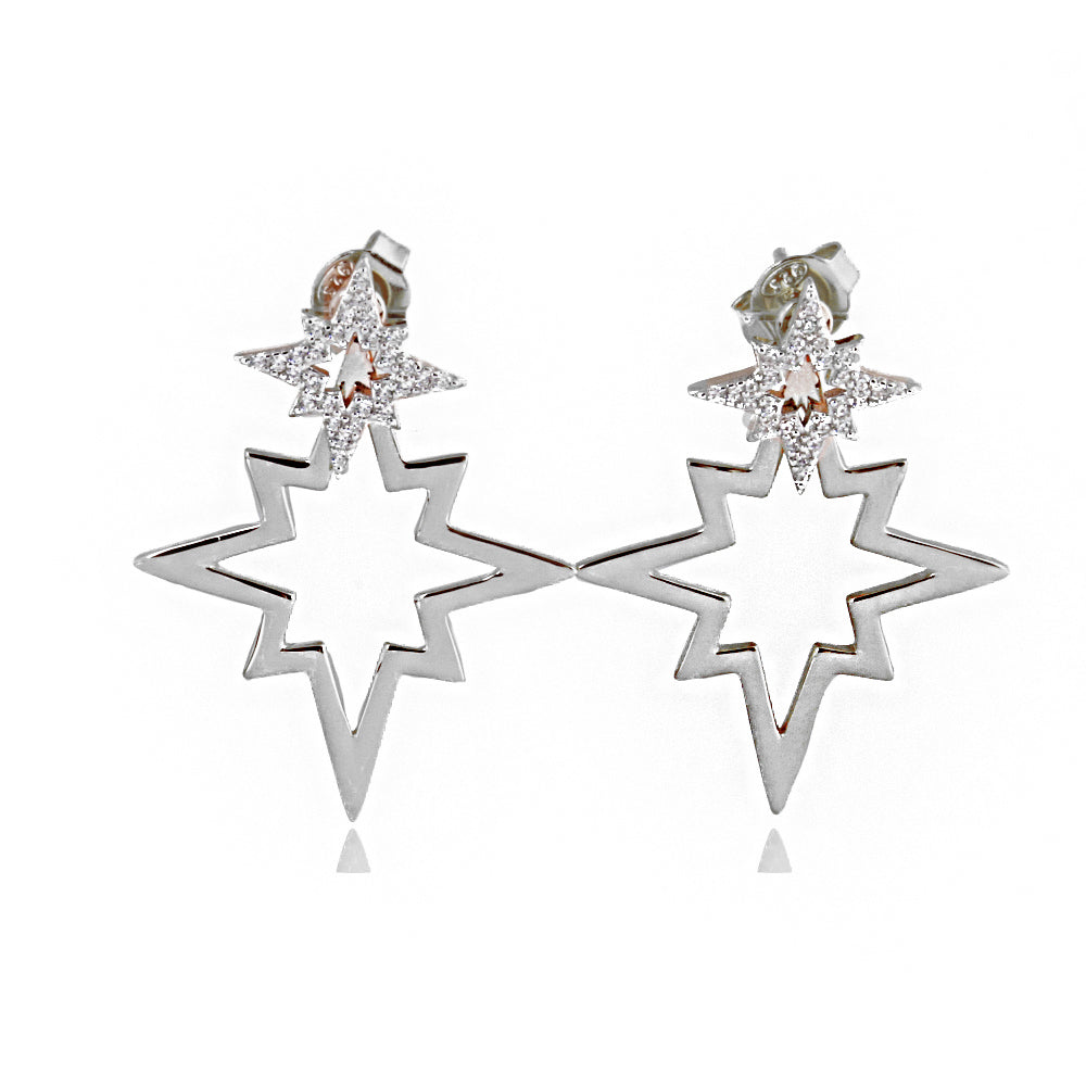 Pole Star Silver Earring MSKP2254