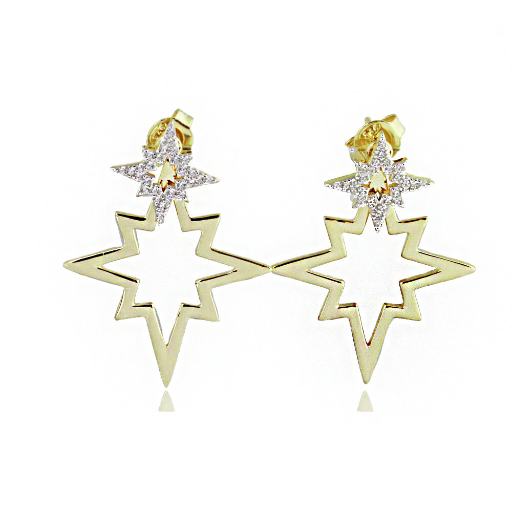 Pole Star Silver Earring MSKP2254