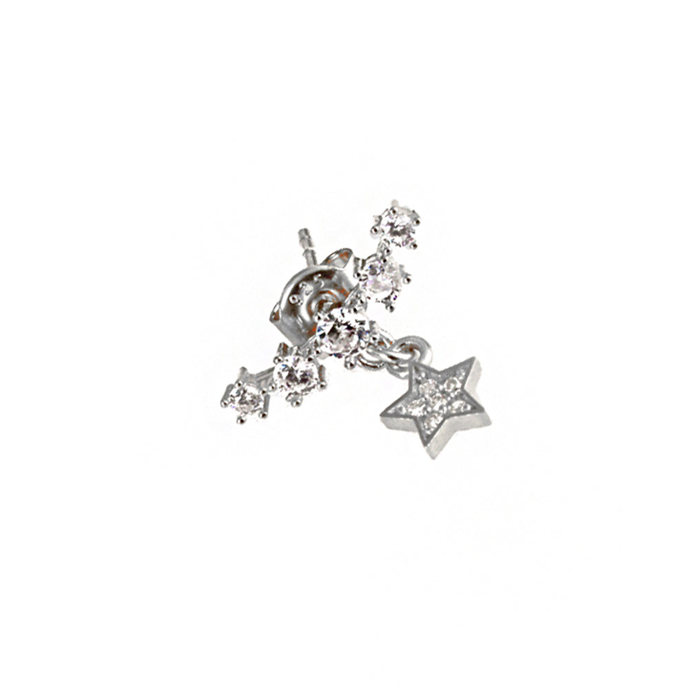 Star Silver Earring MSKP2258