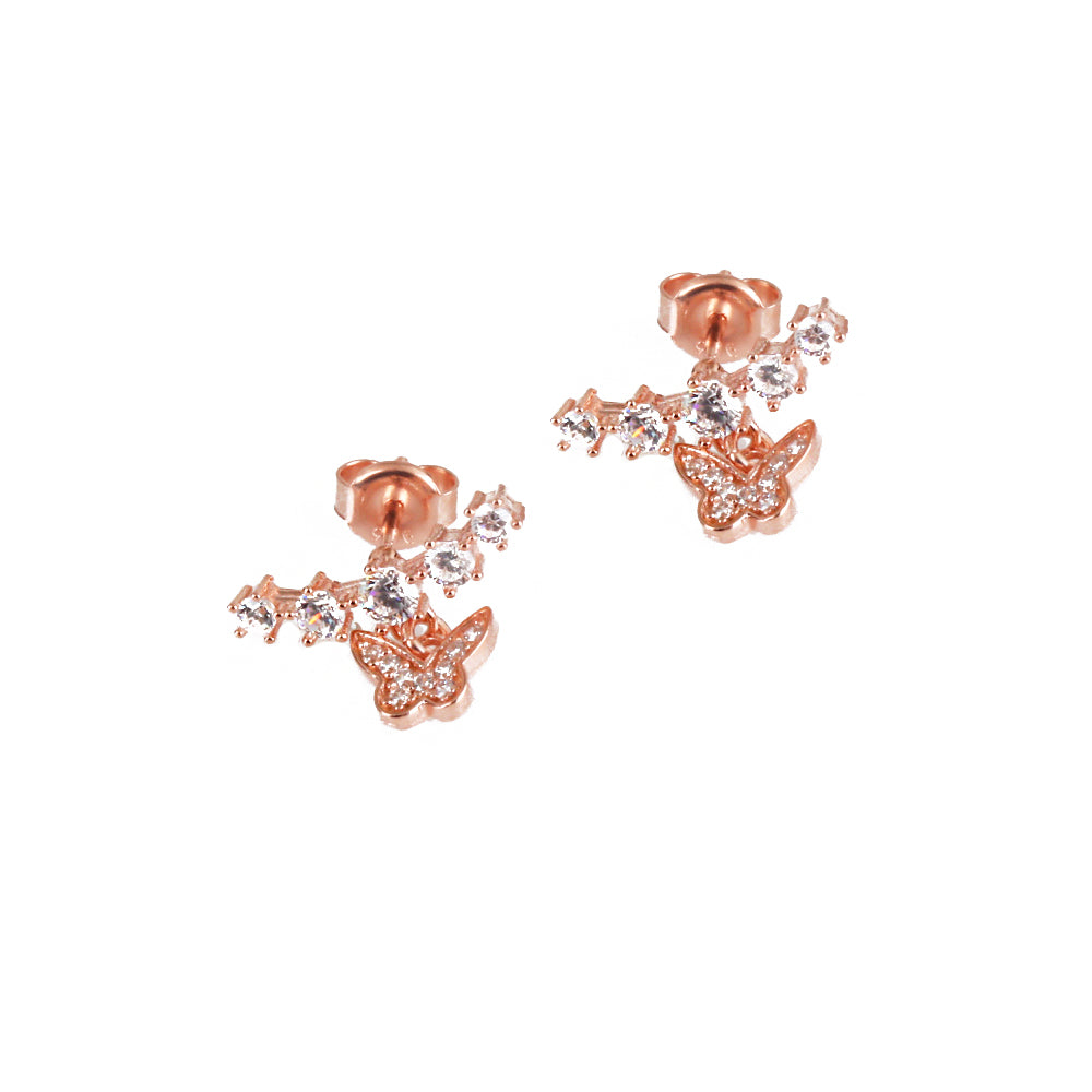 Butterfly Silver Earring MSKP2259