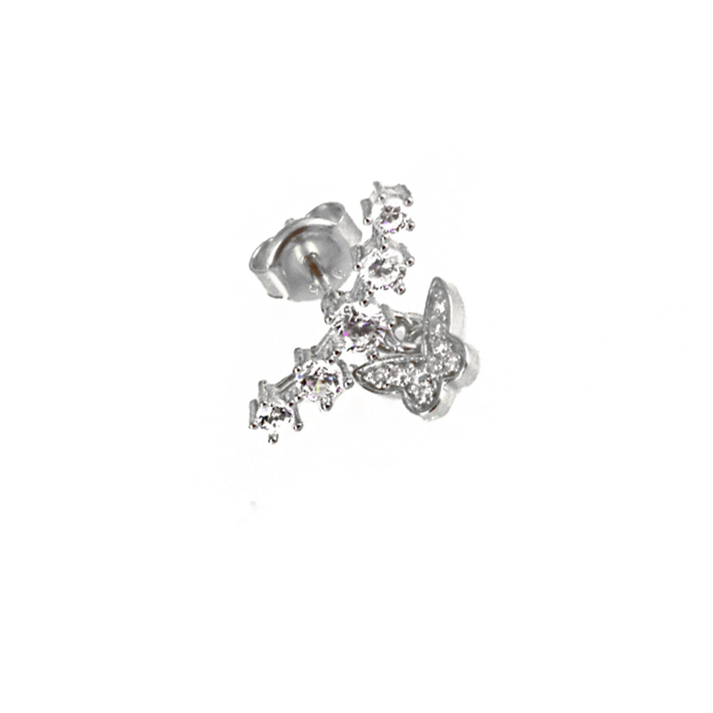 Butterfly Silver Earring MSKP2259