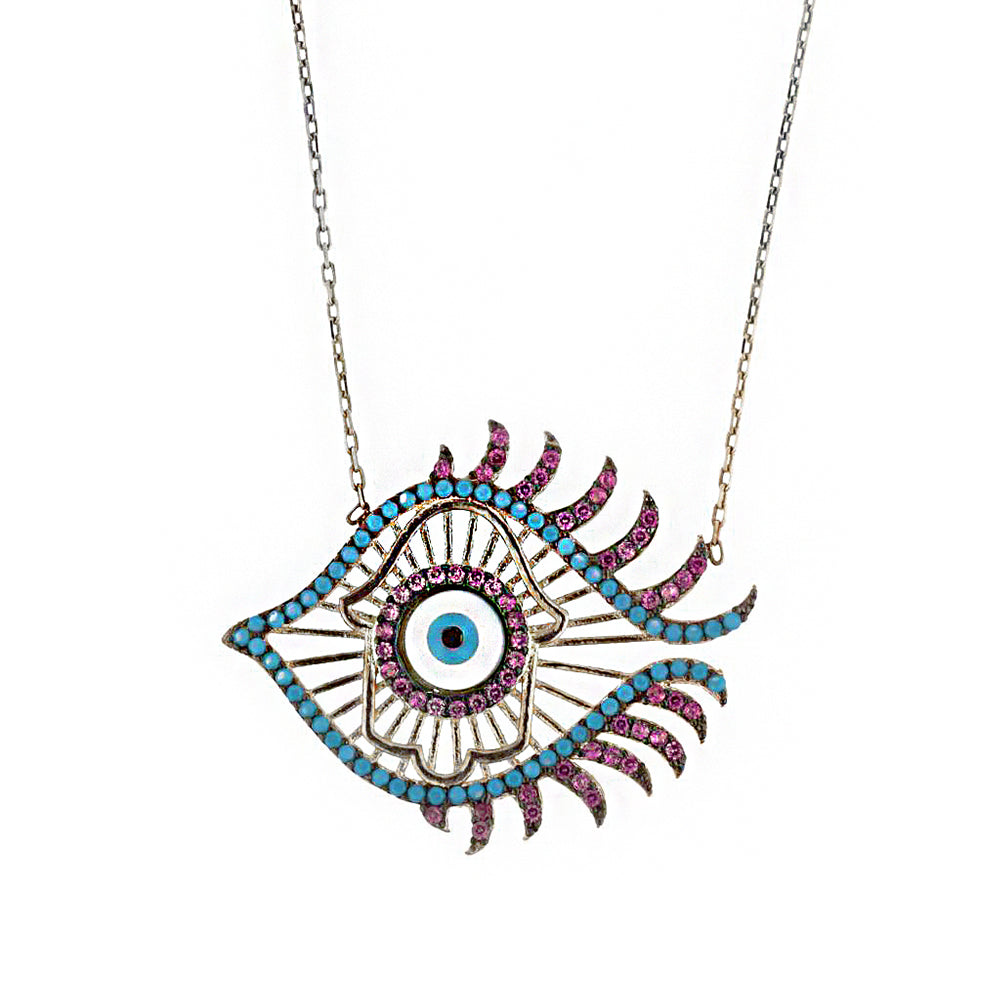 Eye of Fatmaana's Hand Necklace SB226