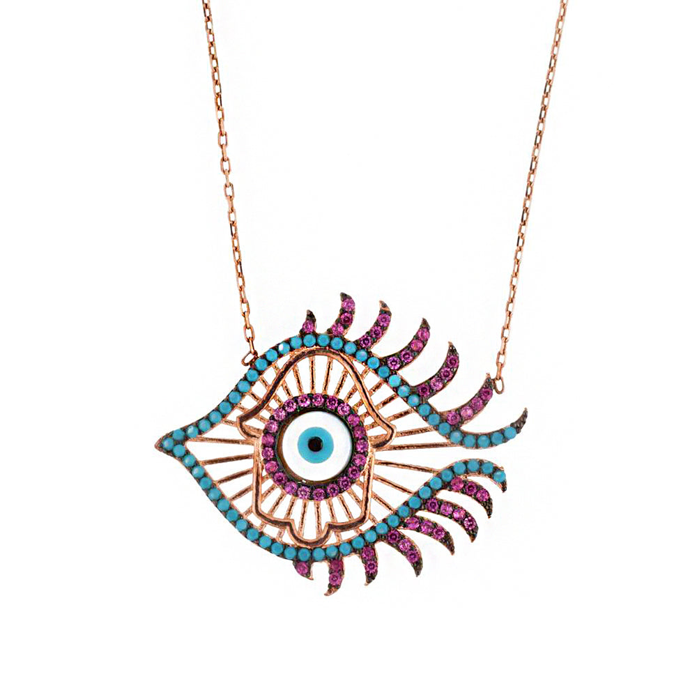 Eye of Fatmaana's Hand Necklace SB226