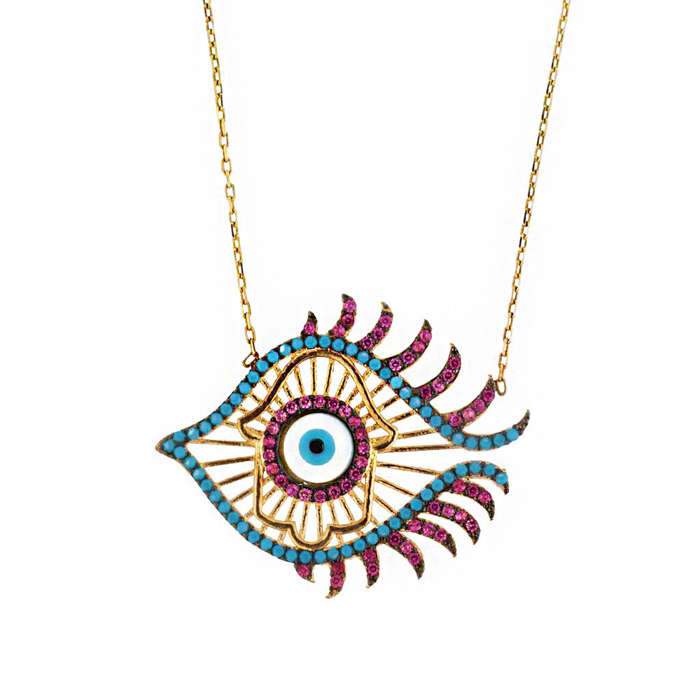 Eye of Fatmaana's Hand Necklace SB226