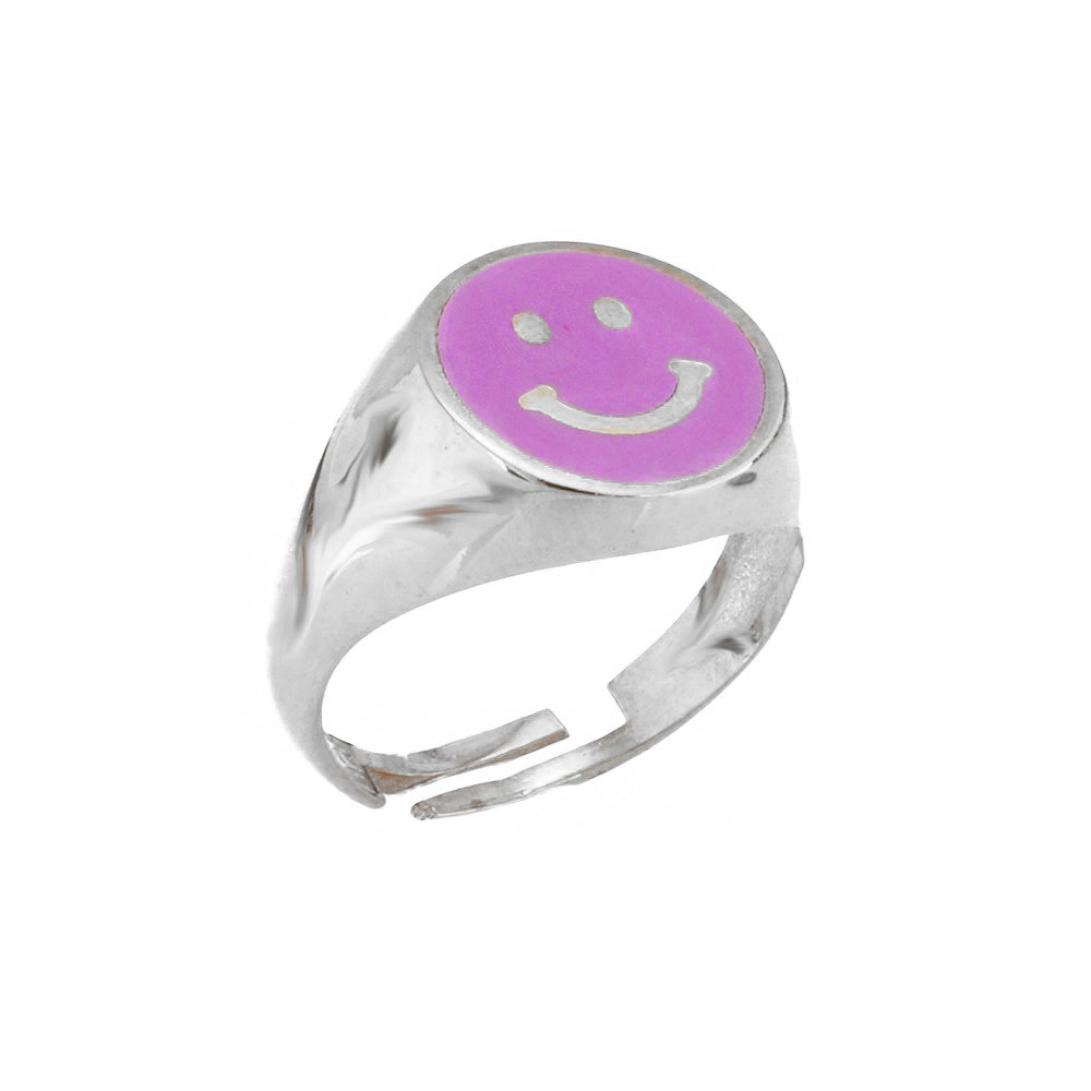 Smile Silver Ring Small Ms2394