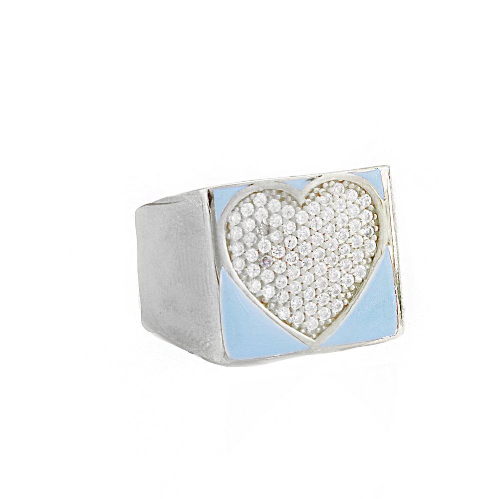 Heart Silver Ring Ms2401