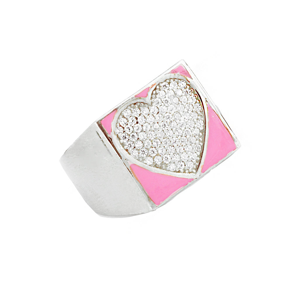 Heart Silver Ring Ms2408