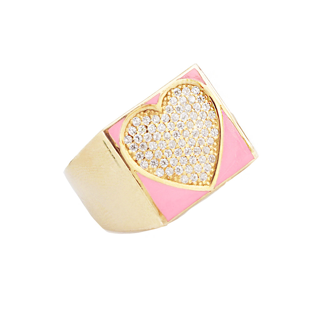 Heart Silver Ring Ms2408