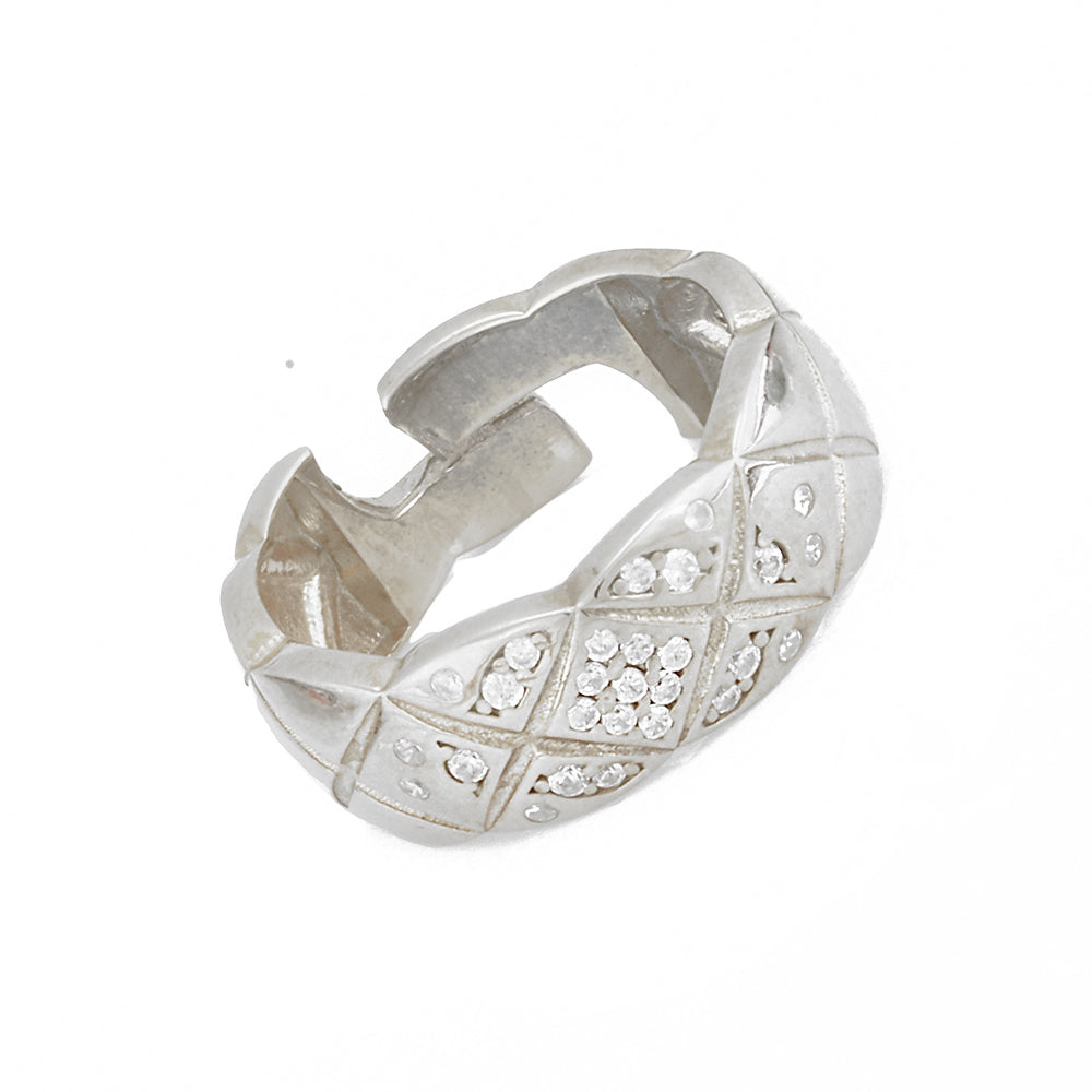 Stylish Silver Ring Sb2443