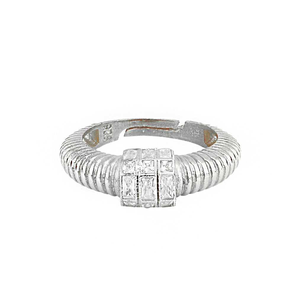 Stylish Silver Ring Sb2449