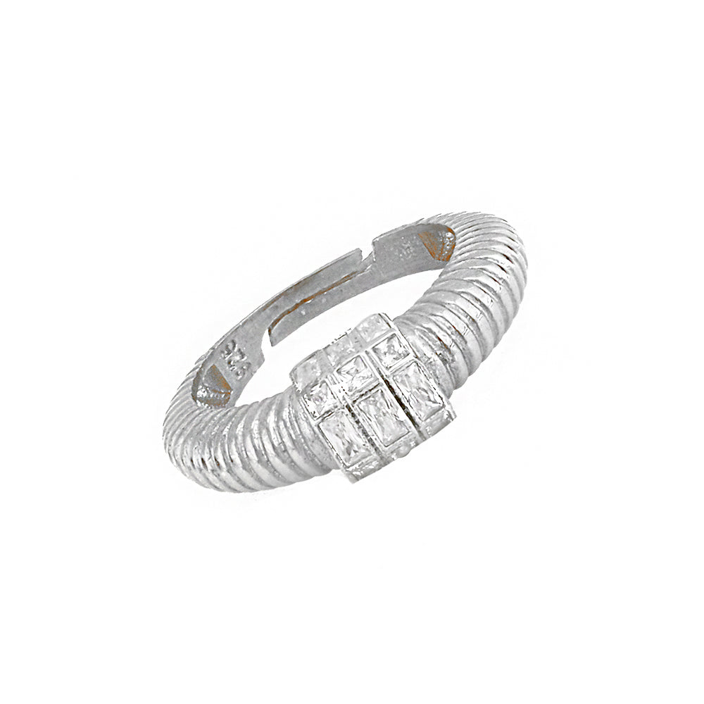 Stylish Silver Ring Sb2449