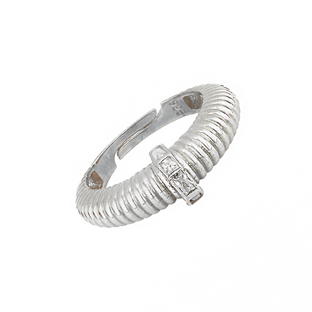 Stylish Silver Ring Sb2450