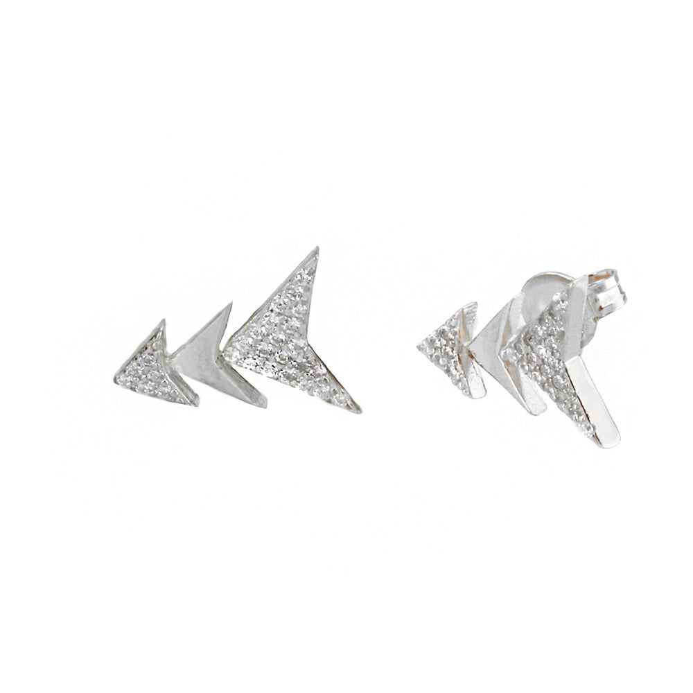 Arrow Silver Earring Ms2491