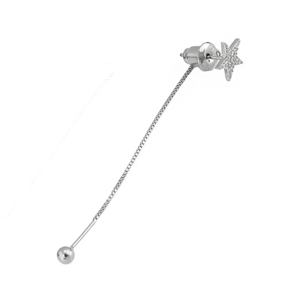 Star Silver Earring Ms2516