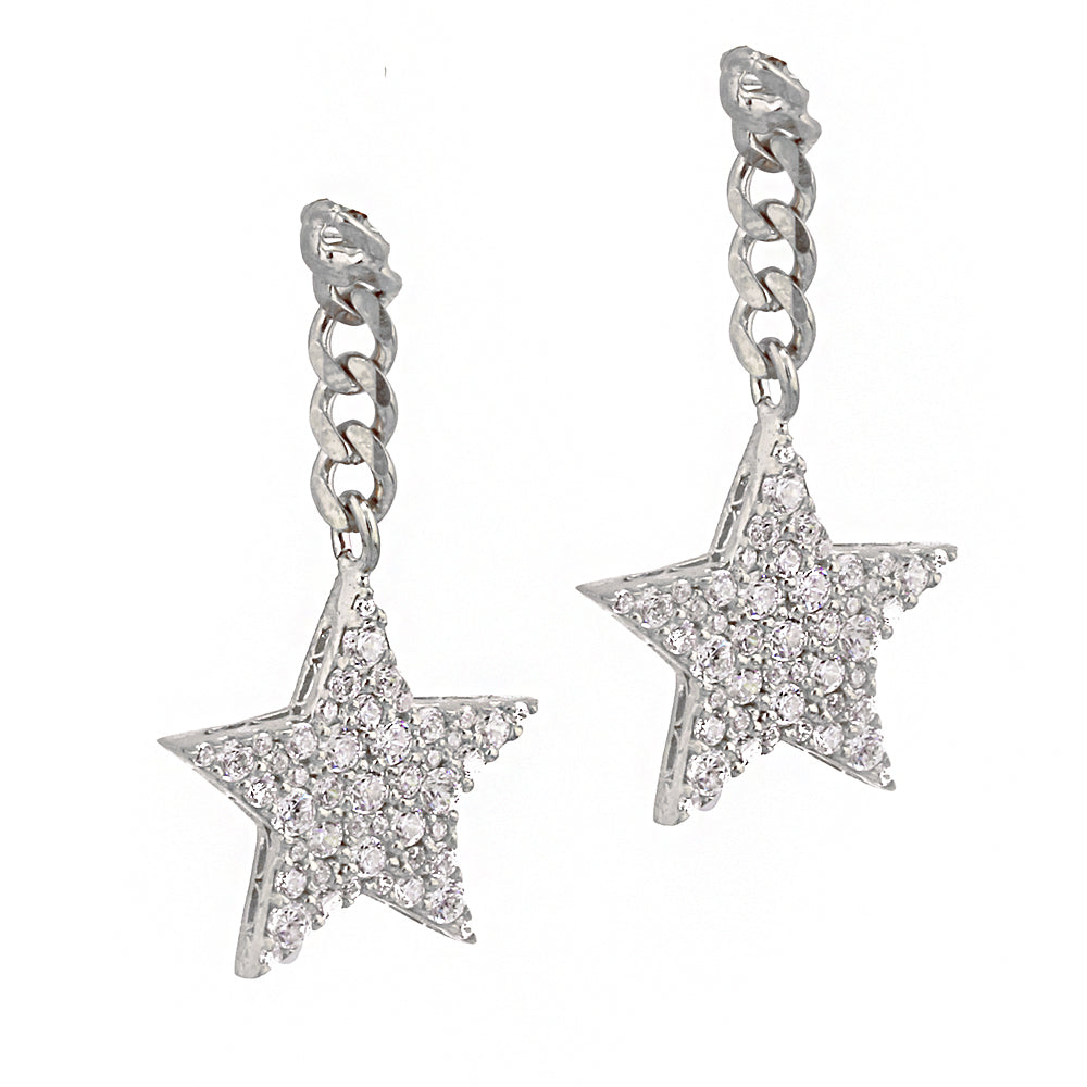 Star Silver Earring Ms2543