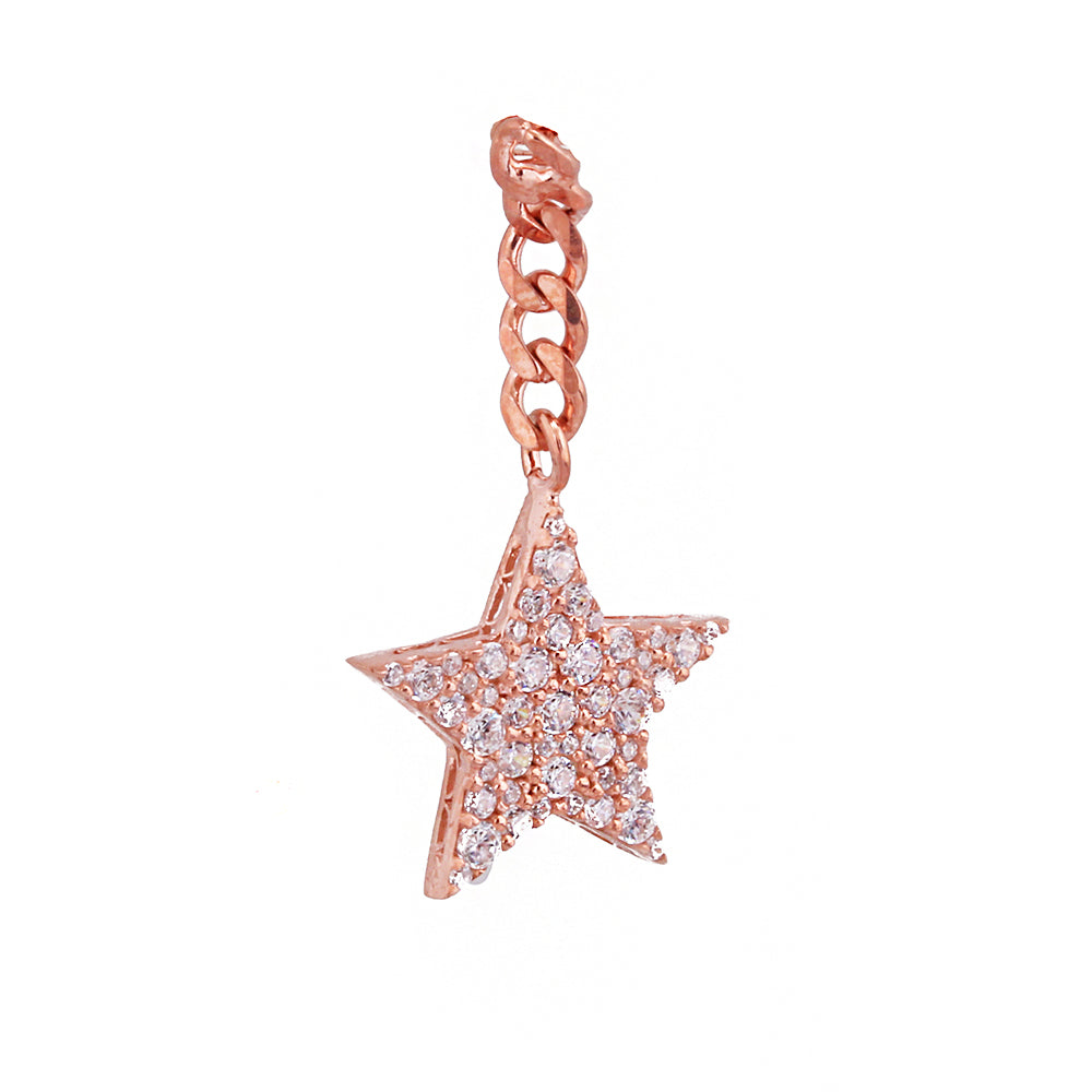 Star Silver Earring Ms2543