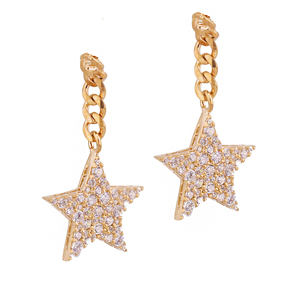 Star Silver Earring Ms2543