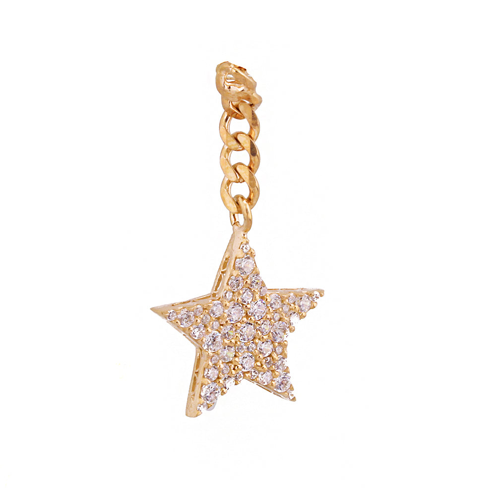 Star Silver Earring Ms2543