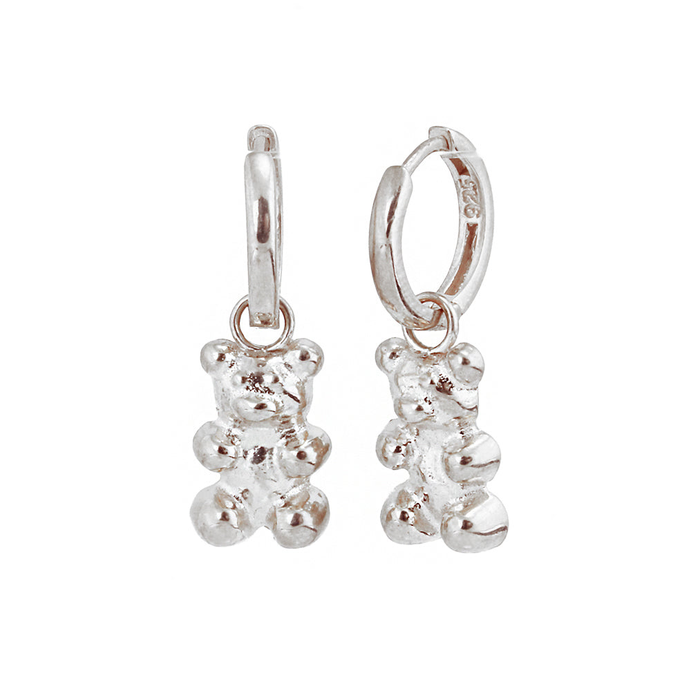 Teddy Silver Earring Ms2551