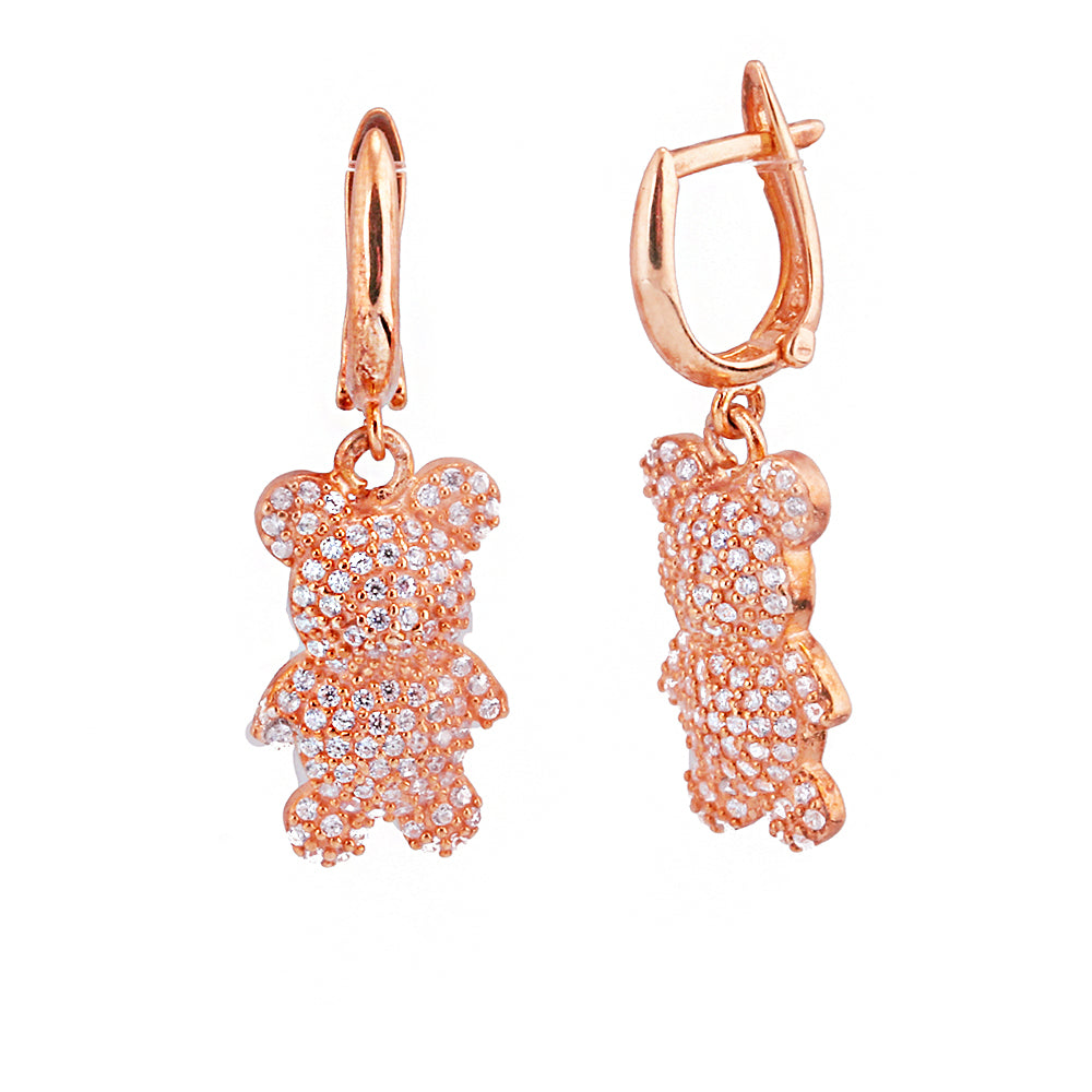 Teddy Silver Earring Ms2553