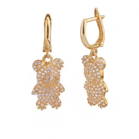 Teddy Silver Earring Ms2553