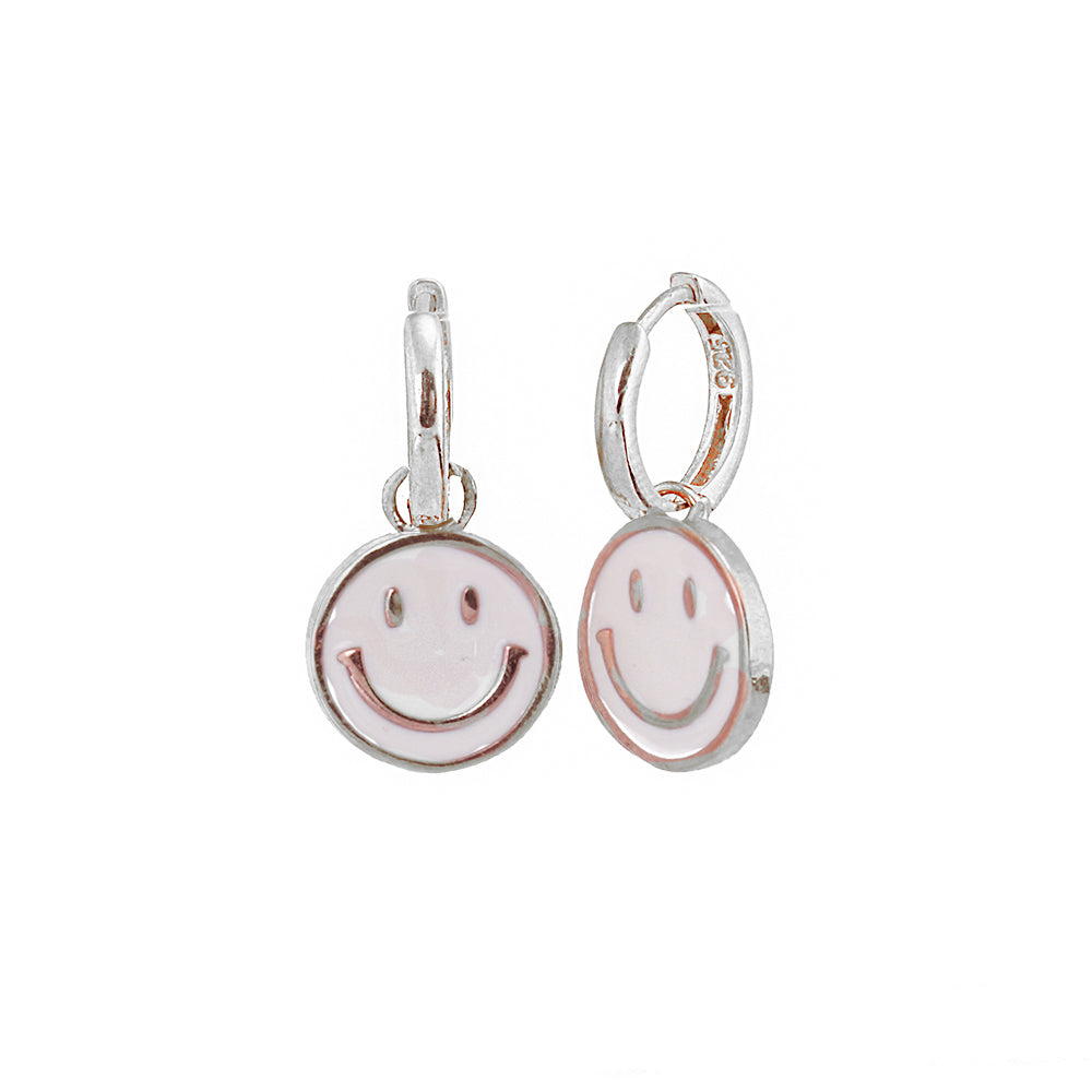 Smile Silver Earring Ms2564