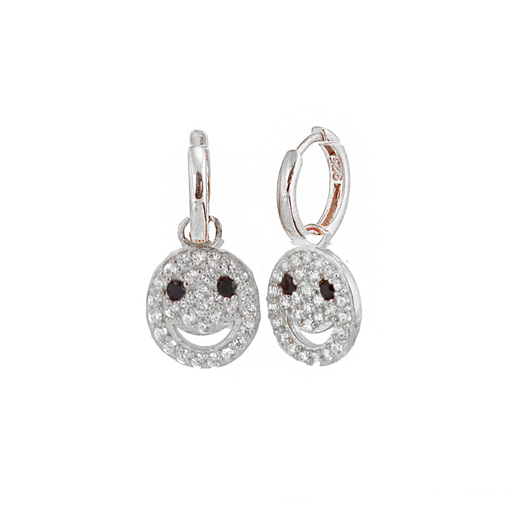 Smile Silver Earring Ms2567