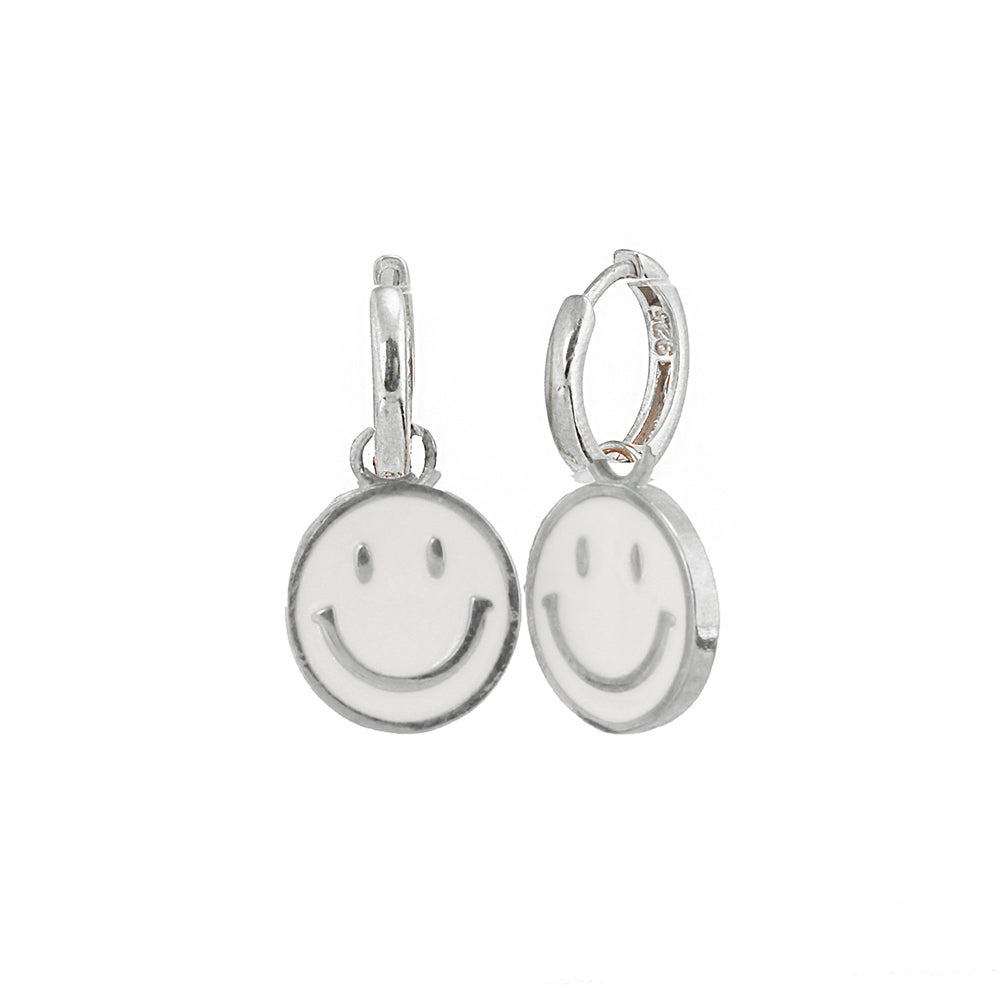 Smile Silver Earring Ms2568