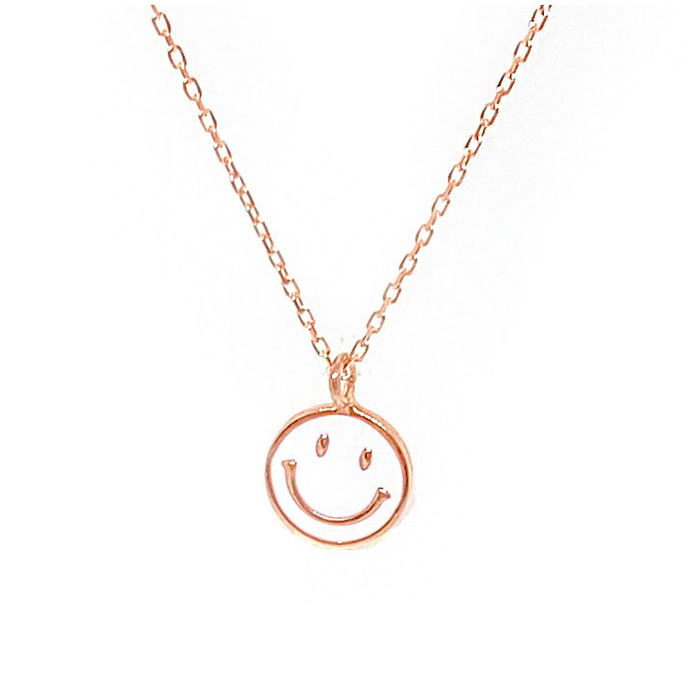 Smile Silver Necklace MS2691