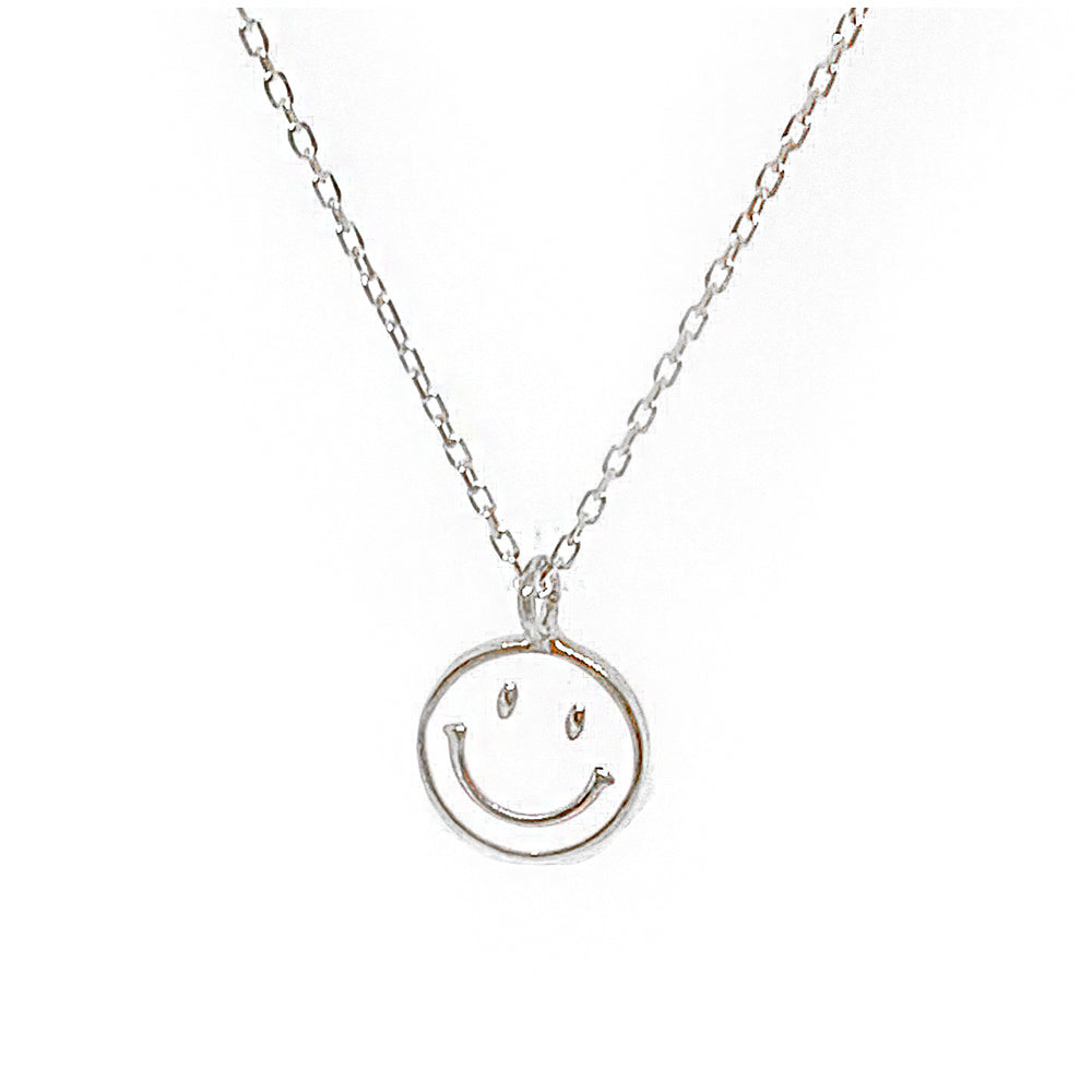 Smile Silver Necklace MS2691