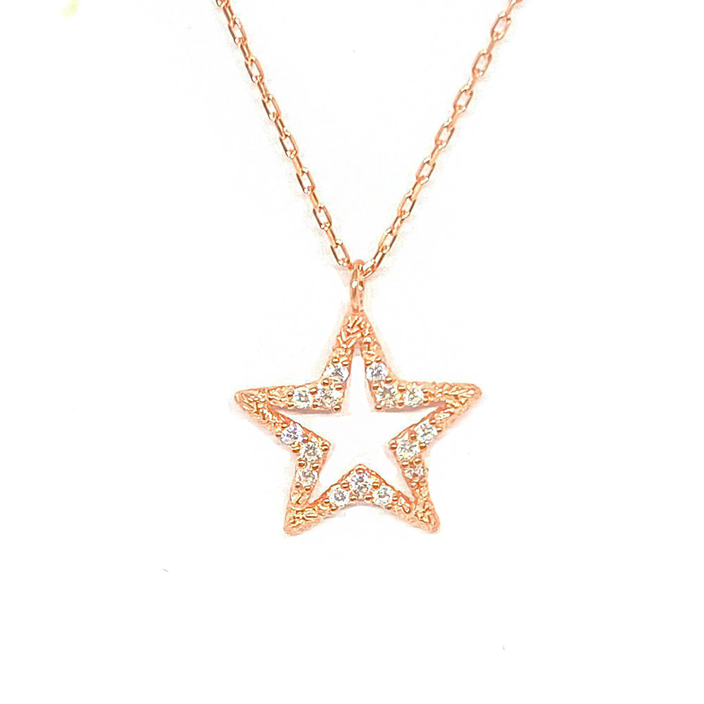 Star Silver Necklace Ms2694