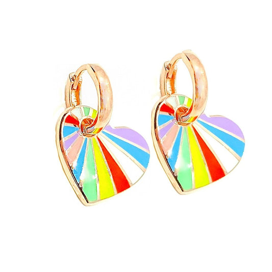 Rainbow Silver Earring Ms2704